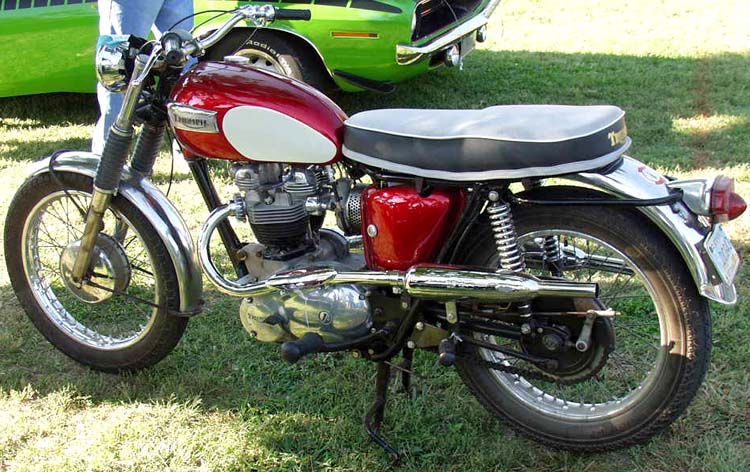 Triumph Twin Motorcycle