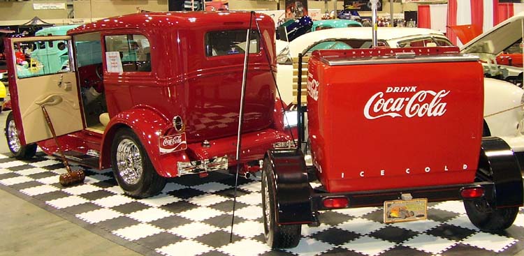 30 Chevy 2dr Sedan w/Trailer