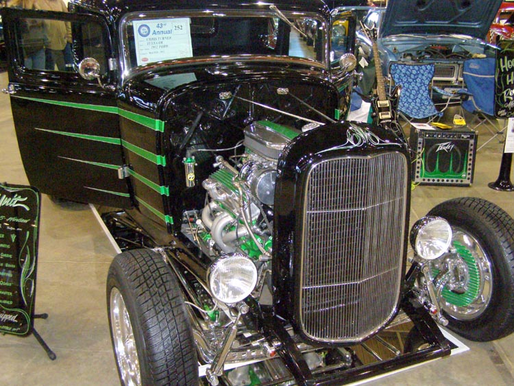 32 Ford Hiboy Chopped 5W Coupe